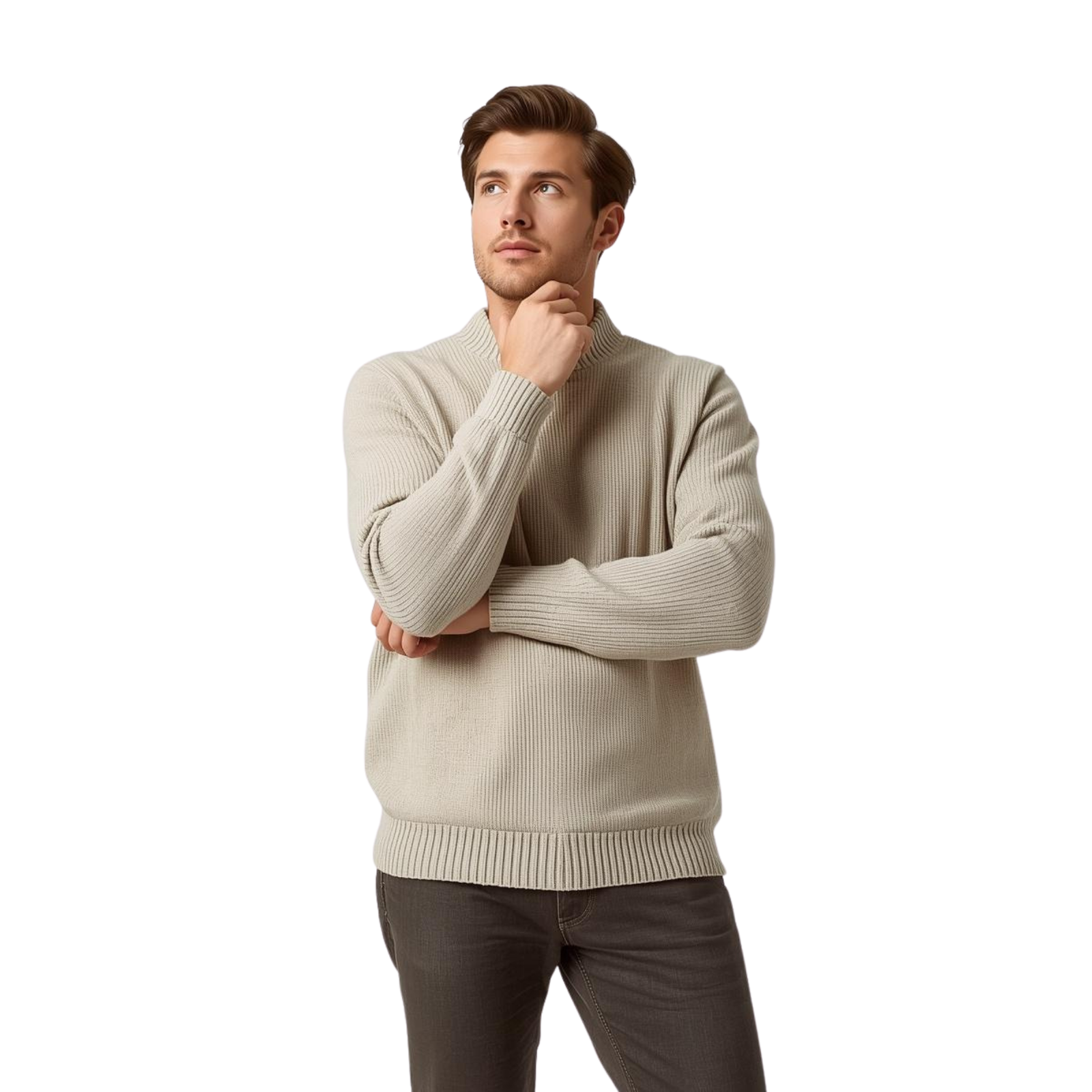 Osoba zastanawiająca się nad ubezpieczeniem